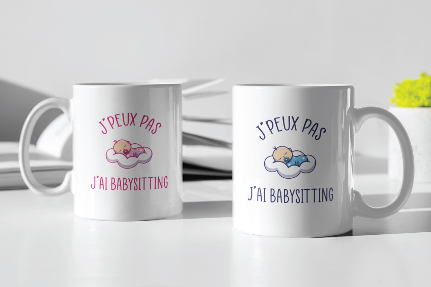 Mug - J'peux Pas J'ai Babysitting